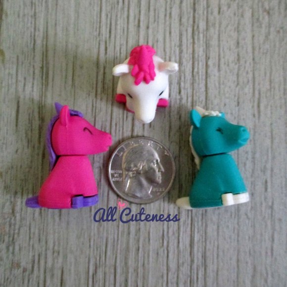 🎀 3D Unicorn Erasers - Picture 5 of 5
